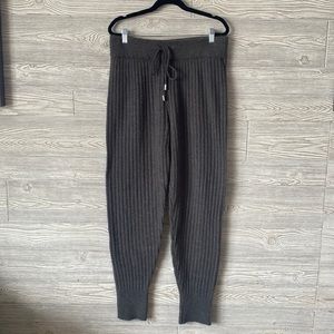 Free people intimately ribbed soft pants with drawstring waist large